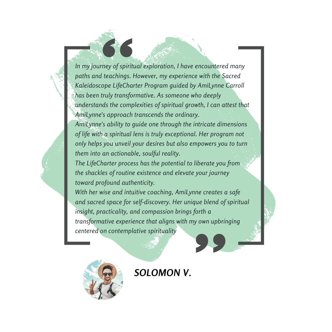 Testimonial from Solomon V.